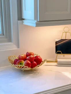 Inspire Me! Home Decor Marble And Gold Triple Striped Soap Dispenser Outlet