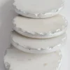 Inspire Me! Home Decor Marble Coasters W/ Gold Trim And Tray Set Hot