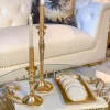 Inspire Me! Home Decor Marble Hexagon Trivet W/ Gold Edge Fashion