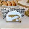 Inspire Me! Home Decor Marble Napkin Holder With Gold Detailing Sale