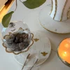 Inspire Me! Home Decor Marble Rolling Pin With Gold Hammered Handles Hot