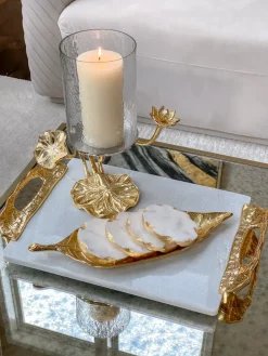 Inspire Me! Home Decor Marble Spice Bowl W/ Gold Spoon Hot
