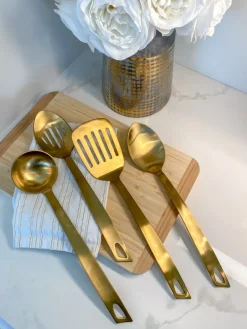 Inspire Me! Home Decor Matte Gold Mixing Spoon Discount
