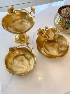 Inspire Me! Home Decor Matte Gold Slotted Serving Spoon Fashion