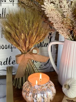 Inspire Me! Home Decor Mauve Feathered Pampa Grass Stem Outlet