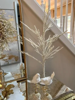 Inspire Me! Home Decor Mercury Glass Tree With Glitter (2 Sizes) Gold Outlet