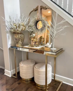 Inspire Me! Home Decor Mercury Glass Tree With Glitter (2 Sizes) Gold Outlet
