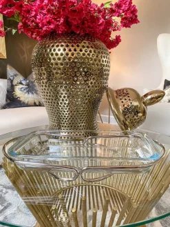 Inspire Me! Home Decor Metal Floral Bowl (2 Colors) New