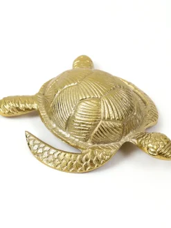 Inspire Me! Home Decor Metal Gold Turtle Outlet
