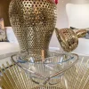 Inspire Me! Home Decor Metallic Gold Edge Agate Trivet Fashion