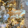Inspire Me! Home Decor 39″ Metallic Gold Leaf Stem/Spray Discount