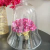 Inspire Me! Home Decor Metallic Gold And Silver Paloma Flower Scented Candle Discount
