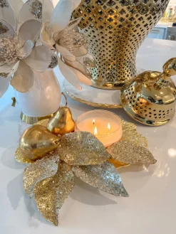 Inspire Me! Home Decor Metal Textured Edge Tray (2 Colors) Gold Sale