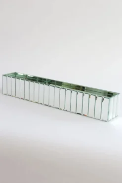 Inspire Me! Home Decor Mirror Cube Vase (2 Sizes) New