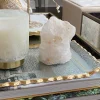 Inspire Me! Home Decor Mirror Glass Gold Abstract Pattern Boxes (Set Of 2) Discount