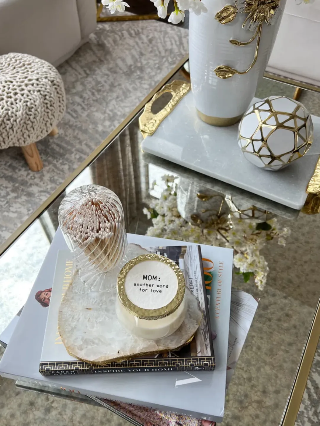 Inspire Me! Home Decor “Mom” Candle (3 Styles) Clearance