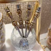 Inspire Me! Home Decor Mosaic Tea Spoons (2 Colors) Gold Discount