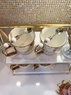 Inspire Me! Home Decor Mosaic Tea Spoons (2 Colors) Gold Discount