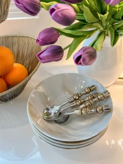 Inspire Me! Home Decor Mosaic Tea Spoons (2 Colors) Gold Discount