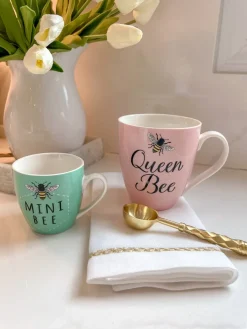 Inspire Me! Home Decor Mr. & Mrs. Mug Set (Set Of 2) Gold Discount