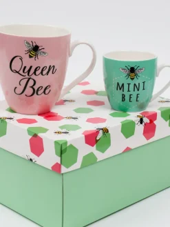 Inspire Me! Home Decor Mr. & Mrs. Mug Set (Set Of 2) Gold Discount