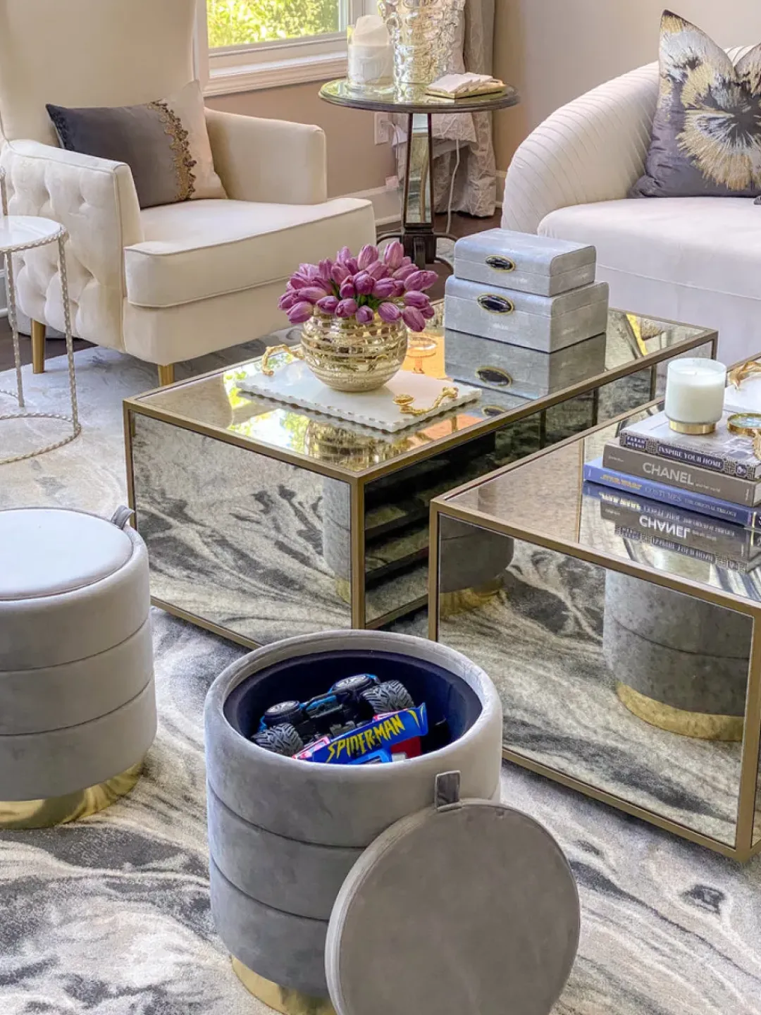 Inspire Me! Home Decor Olivia Storage Ottoman (3 Colors) Fashion