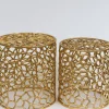 Inspire Me! Home Decor Openwork Coral Gold Sidetables (Set Of 2) Online
