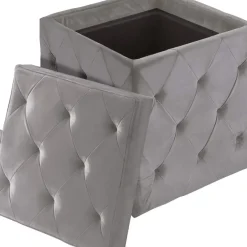 Inspire Me! Home Decor OTTOMANS Genevieve Storage Ottoman (3 Colors) Fashion