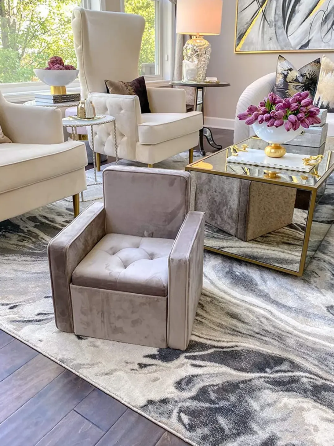 Inspire Me! Home Decor OTTOMANS Jolie Children’s Storage Chair (2 Colors) Outlet