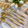 Inspire Me! Home Decor Oval Glass Serveware With Metal Base (2 Colors) Clearance