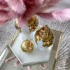Inspire Me! Home Decor Pearlized Hexagon Trays With Gold Handles (2 Sizes) Discount