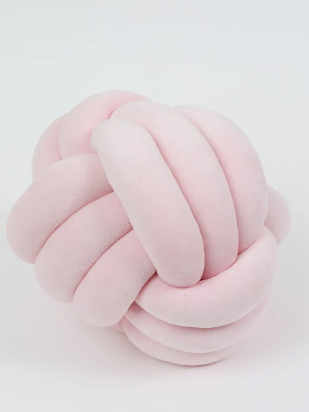 Inspire Me! Home Decor PILLOWS, RUGS, & THROWS Blush Woven Velvet Round Pillow Clearance
