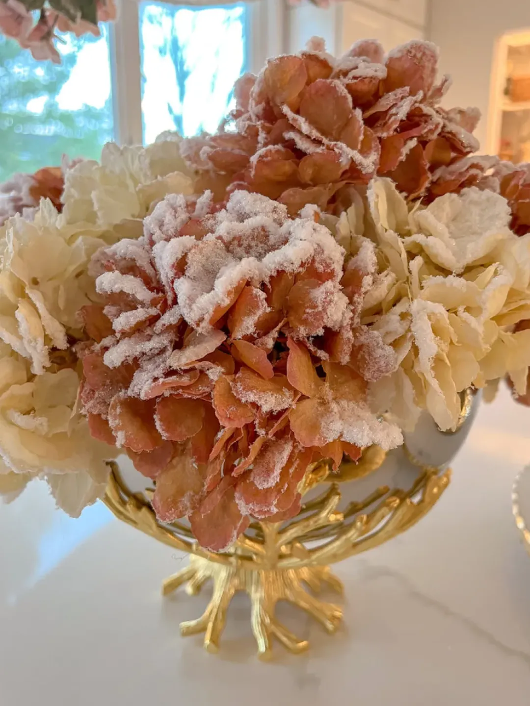 Inspire Me! Home Decor 27″ Pink Snow Sprinkle Hydrangea Stem Online