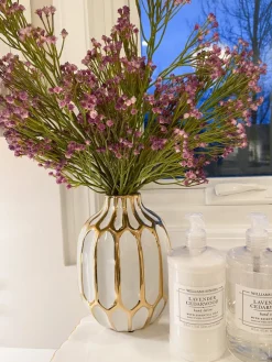 Inspire Me! Home Decor Purple Babys Breath Stem New