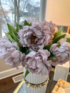 Inspire Me! Home Decor 21″ Purple Tones Floral Bundle (6 Stems) Hot