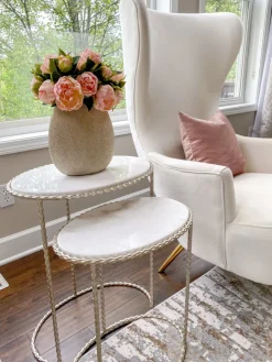 Inspire Me! Home Decor Real Touch Pink Tone Peony Bundle (3 Colors) Fashion