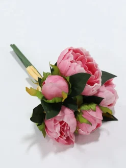 Inspire Me! Home Decor Real Touch Pink Tone Peony Bundle (3 Colors) Fashion