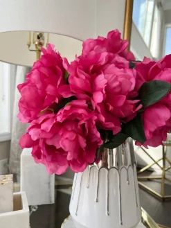 Inspire Me! Home Decor 23.5″ Real Touch Pink Rose Stem Online