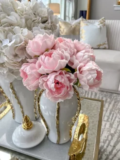 Inspire Me! Home Decor Real-Touch Full Peony Stems (3 Colors) Fashion