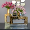 Inspire Me! Home Decor Rectangle Marble Tray With Gold Edge Best