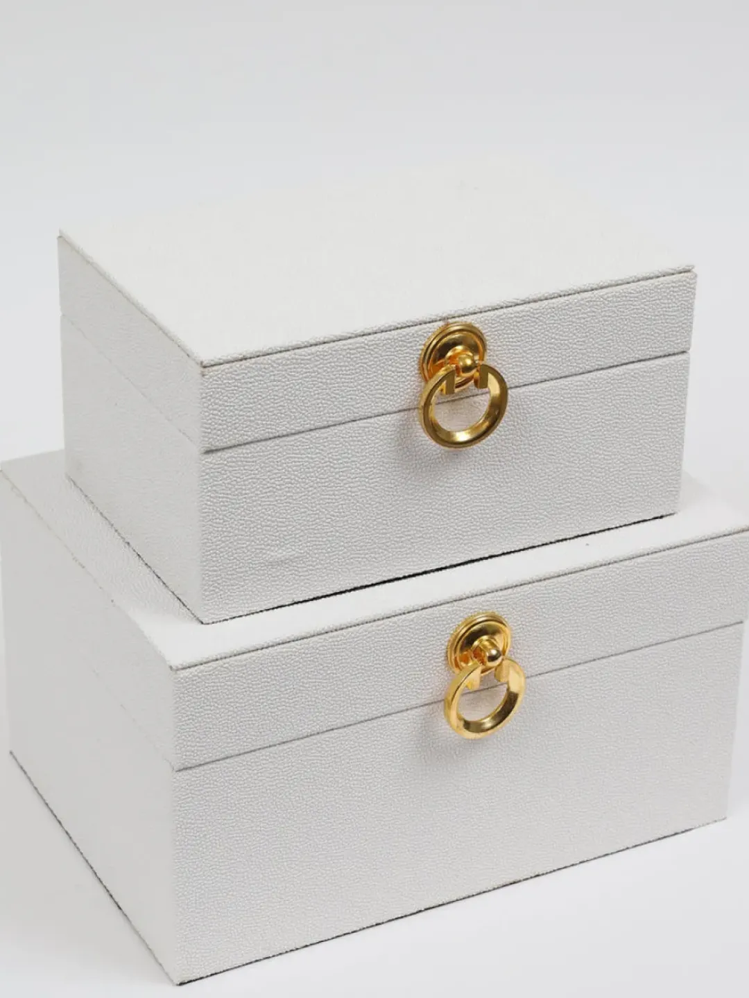Inspire Me! Home Decor Rectangle Glass & Mirror Box With Gold Feather Detail (2 Sizes) Hot