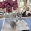 Inspire Me! Home Decor Rhinestone Detailed Glass Vase (2 Sizes) Hot