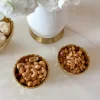 Inspire Me! Home Decor Round Marble Tray With Handle Grooves Outlet