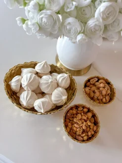Inspire Me! Home Decor Round Marble Tray With Handle Grooves Outlet