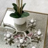 Inspire Me! Home Decor Round Marble Detailed Trivet (2 Styles) New