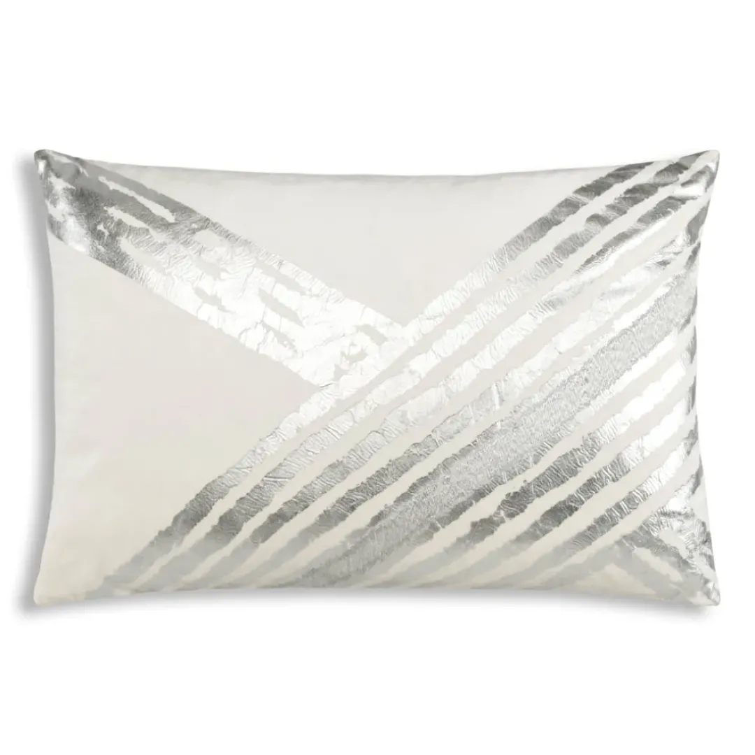 Inspire Me! Home Decor Royal Blue Velvet Knot Pillow Discount