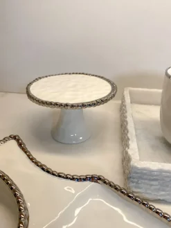Inspire Me! Home Decor Set Of 4 Agate Napkin Rings (2 Colors) Online