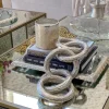 Inspire Me! Home Decor Set Of 2 Gray Snakeskin Print Boxes Best