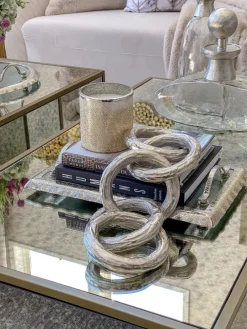 Inspire Me! Home Decor Set Of 2 Gray Snakeskin Print Boxes Best