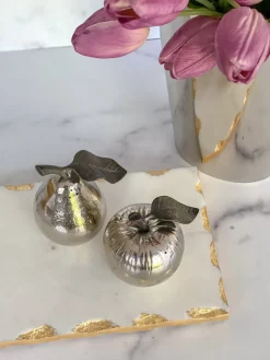 Inspire Me! Home Decor Set Of 2 Marble Salt & Pepper Shakers (2 Colors) Best